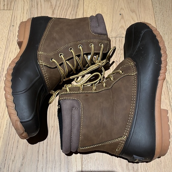 Aleader Men’s Brown Waterproof, Insulated Duck Boots (Size: 9) - Picture 13 of 16